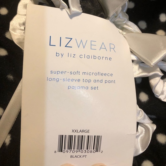 NWT Liz Claiborne LIZWEAR PJ Set W/Sleep Masks - Picture 7 of 7